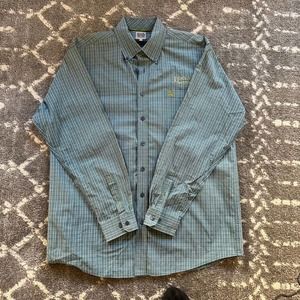 Cinch Men's Classic Fit Long Sleeve Button One Open Pocket Logan Coach Brand